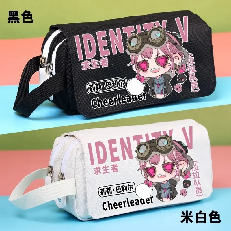 Game Identity Cos Aesop Carl Anne Lester Purfumer Demi Bourbon Etc. Unisex Anime Eenvoudige Cartoon Print Canvas Etui Cadeau