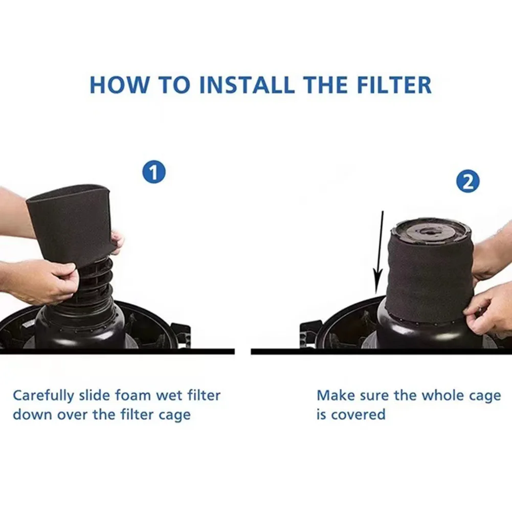 Washable Foam Sleeve Filter 90585 For Shop for vac for ridgid for craftsman Wet Dry Vacuum Cleaner Replacement Parts Accessories