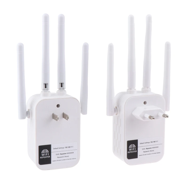 

300Mbps 2.4/5Ghz Wireless WiFi Repeater Signal Booster WiFi Amplifier Wi-Fi Long Range Extender With 4 External Antenna