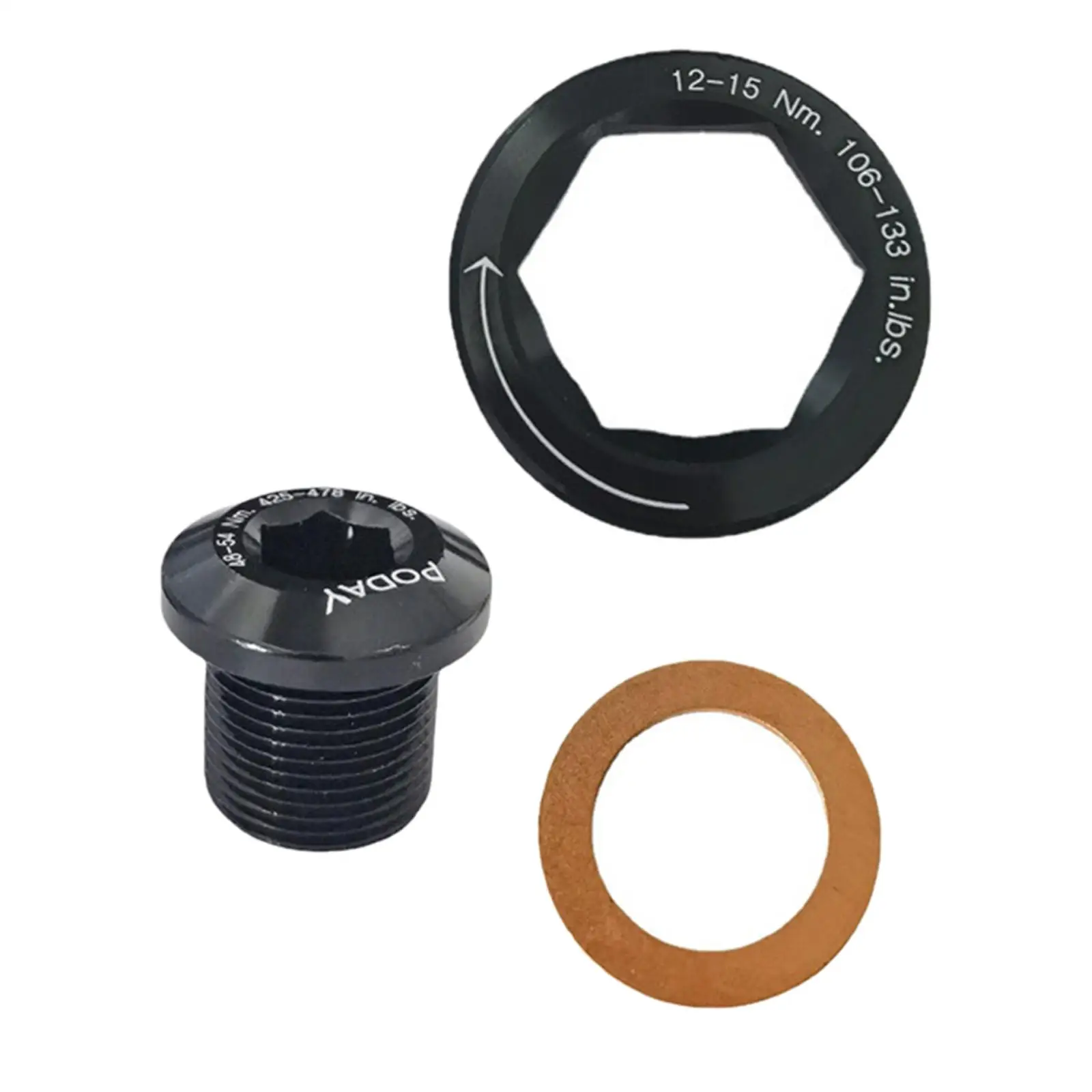 دراجة كرنك غطاء المسمار الذراع تحديد سلسلة كرانسيت المواضيع #1