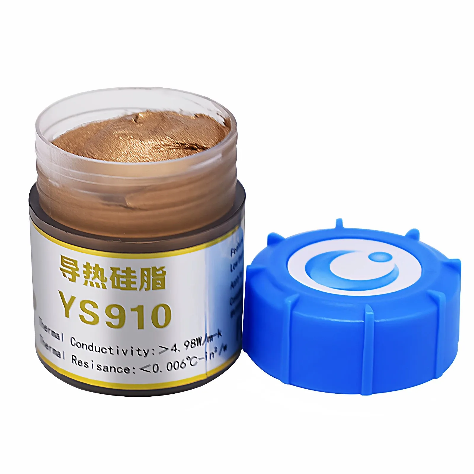 Pasta de silicone termocondutora, graxa de silicone curada, pasta de dissipação de calor para CPU e placa gráfica, folha de silicone orgânico para LED.