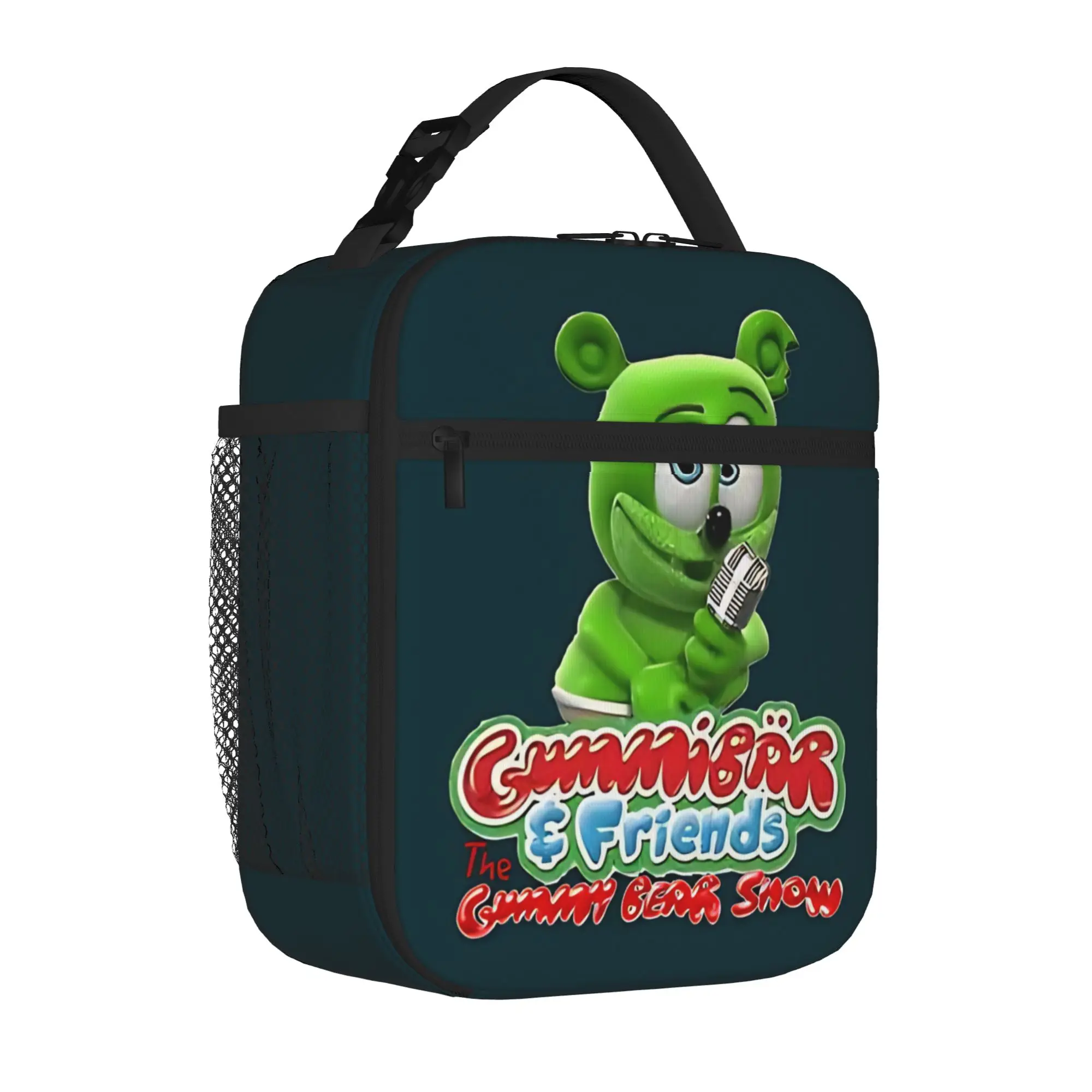 1 Piece Portable Lunch Container Kawaii Chewy Candy Design  Zipper Closure Durable Pocket Gummy Bear For Lunch Box Bag
