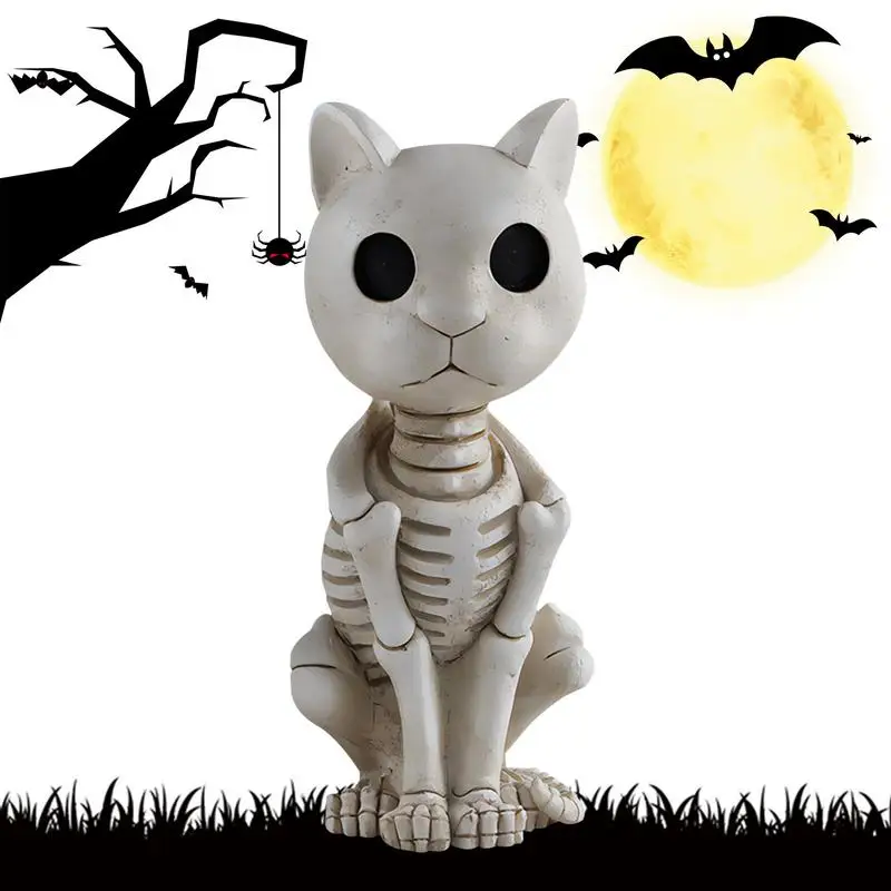 

Halloween Decorations Outdoor Resin Outdoor Cat Decor Cat Garden Decor Versatile Halloween Figurines Sculptures Home Decor For