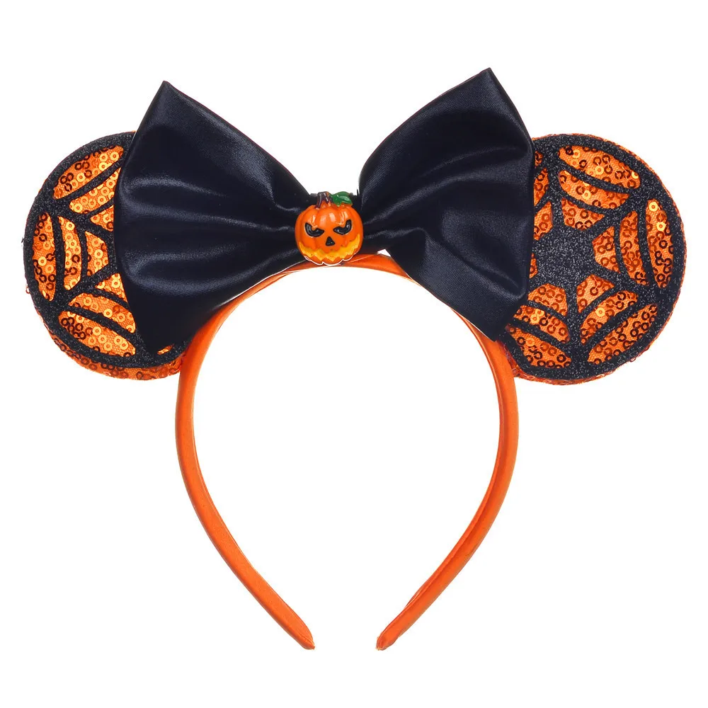 Miniso spot-Diadema de Halloween, diadema de araña, festival fantasma, atmósfera de fiesta, diadema decorativa de tela de araña, escenario