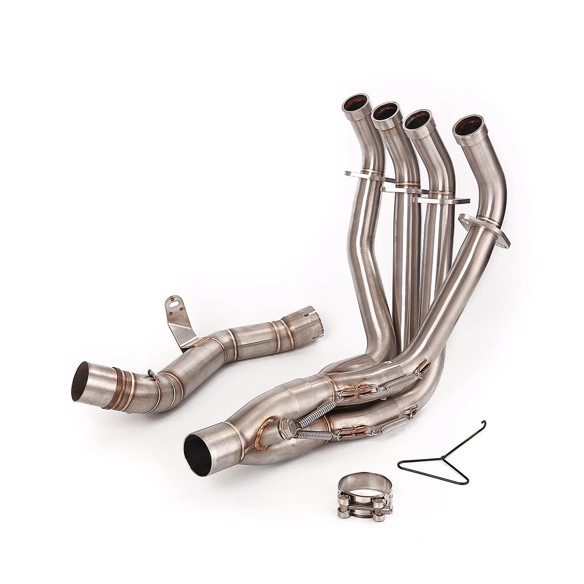 50.8mm Escape Motorcycle Front Connect Tube Link Pipe Stainless Steel Exhaust System For Kawasaki Z900 Until 2022