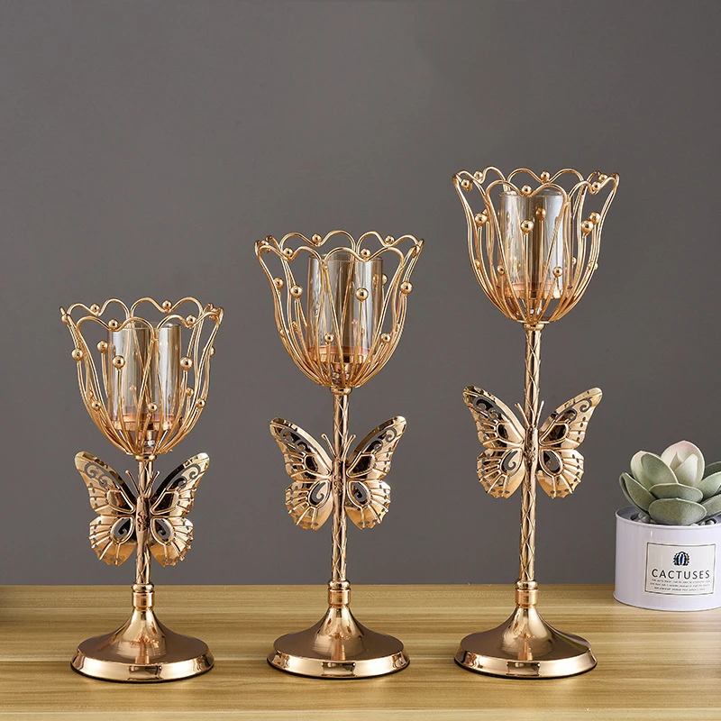 

Golden Crystal Votive Candle Holder Crown Shape Tealight Candle Holders, Vintage Candlestick for able Centerpiece Wedding Gift