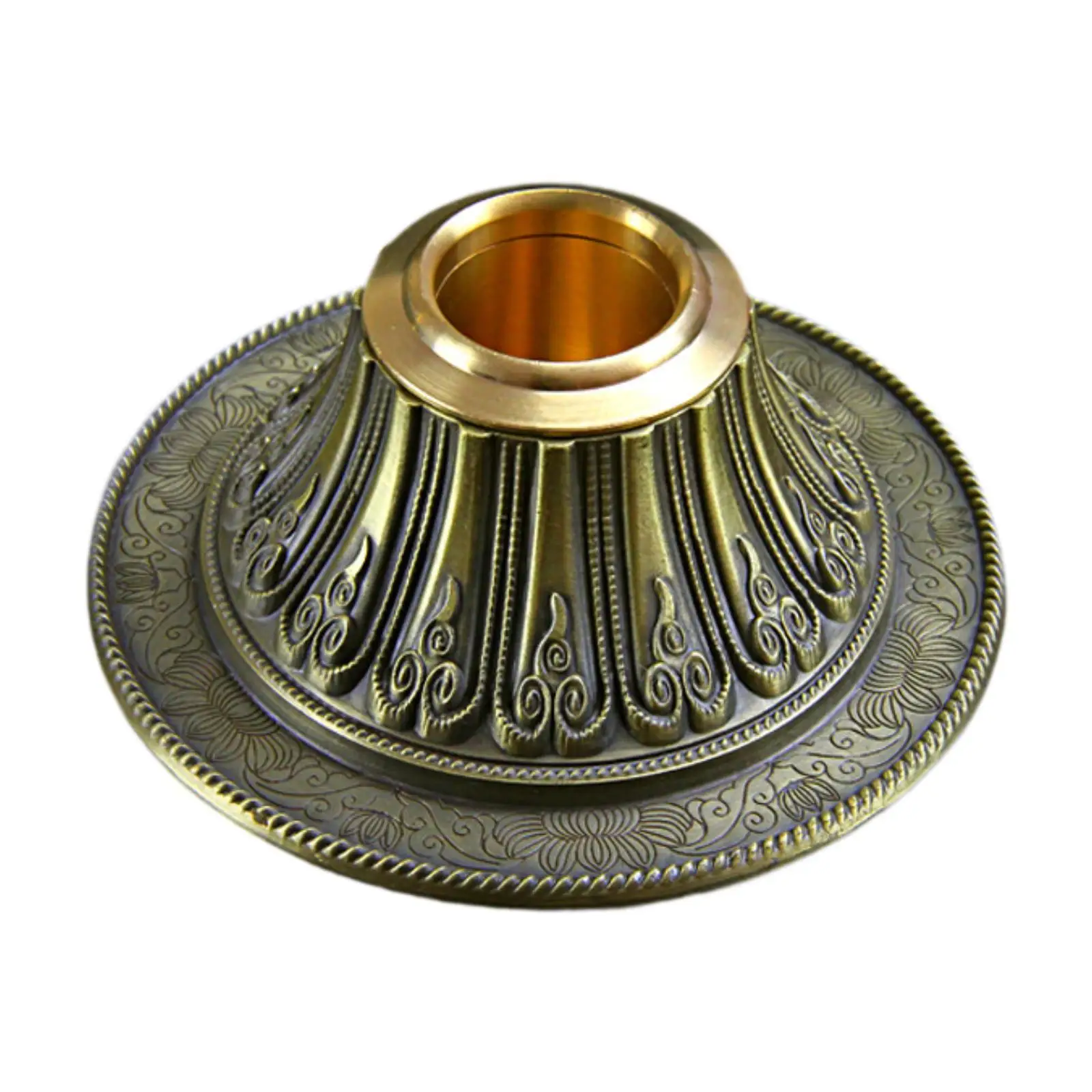 Prayer Wheel Base Buddhist Tibetan Prayer Wheel Stand for Desk Living Room