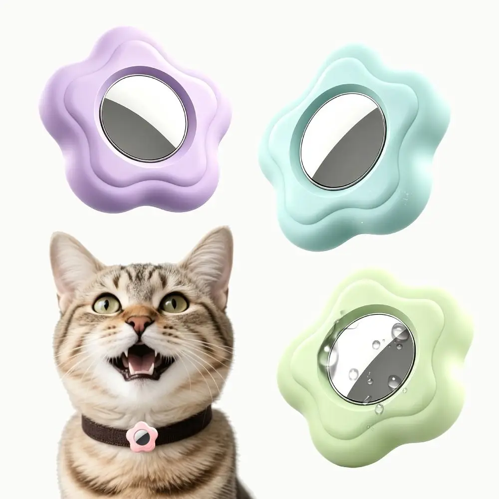 Anti-Lost Pet Tracker Accessories Waterproof Silicone Tracker Device Case Shockproof Full Protection Protective Cover for AirTag