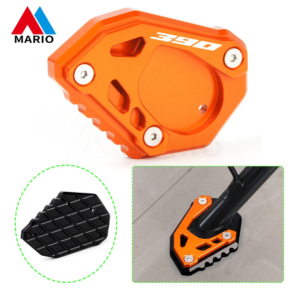 

Motorcycle CNC Aluminum Kickstand Side Stand Foot Enlarge Extension For DUKE 390 Duke 390 2024 2025