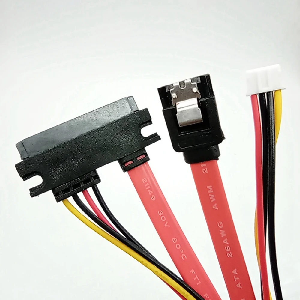 HOT Hard Drive Data Power Supply Integrated Cable Small 4Pin Female & SATA 3.0 Male to SATA 22Pin(7+15Pin) Data Power Cable