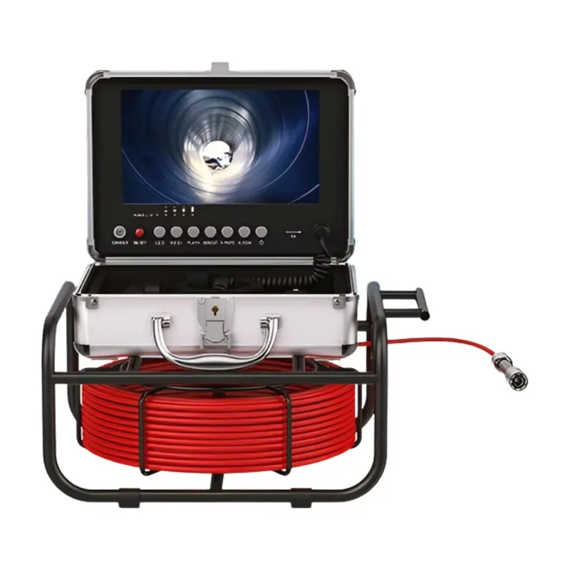 

【Best-selling】20M 9"inch WiFi Wireless IP68 HD Drain Sewer Pipeline Industrial System With 8PCS LED Lights