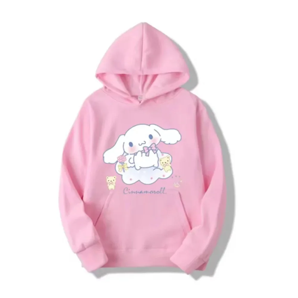 

Hello Kitty Women's Hooded Sports Hoodie, Cartoon Printed Clothing, Pink, Fun, Suitable for Spring and Autumn 2025