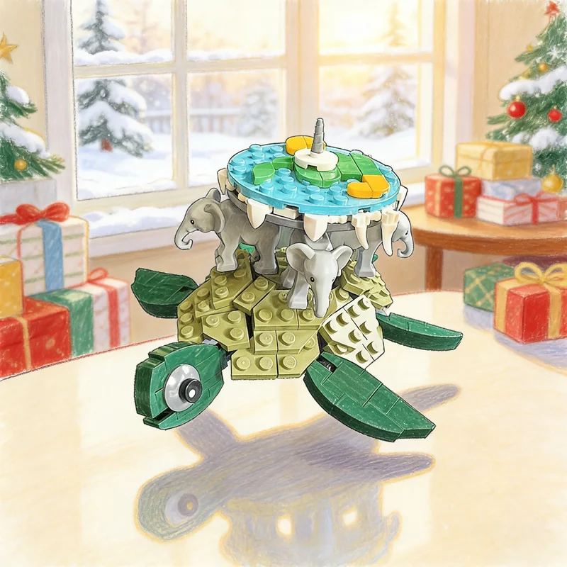 

228pcs MOC Ideas CUUSOO Discworld Model Building Blocks Architecture DIY Creative Idea Education Toys Christmas Gifts Brick