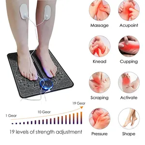 Electric Ems Foot Massager Pad Relax Foot Leg Muscle Massager Matt Shock with remote control and pillows 7 MAIN SALES MASSAGER SHEETS - №8
