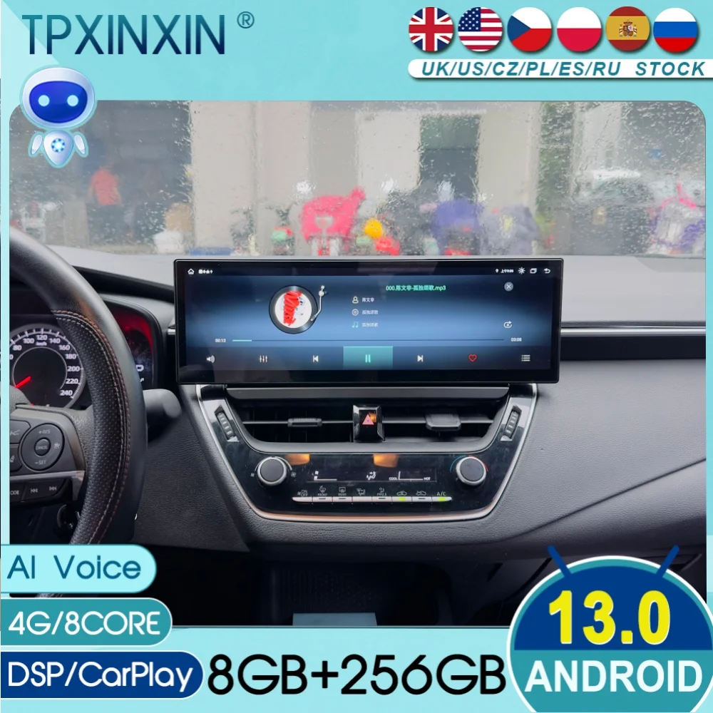 For Toyota Corolla Levin 2019~2021 Android Auto Carplay Car Radio Stereo Automotive Multimedia Player GPS Navigation Head Unit