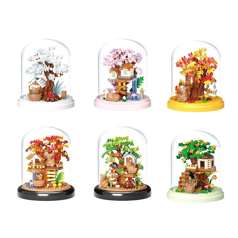 3d-クリエイティブビルディングブロックセット-大人と子供向け-ツリーハウス-ミニコンストラクターおもちゃ-女の子-子供-建設ゲーム-ギフト