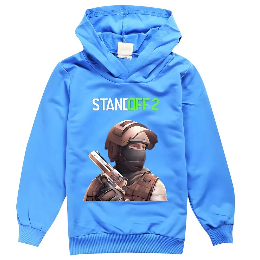 Assault Game Standoff 2 Clothes Kids Spring Autumn Hoodies Teenager Boys Stand Off Sweatshirts Girls Outerwear Children Clothing