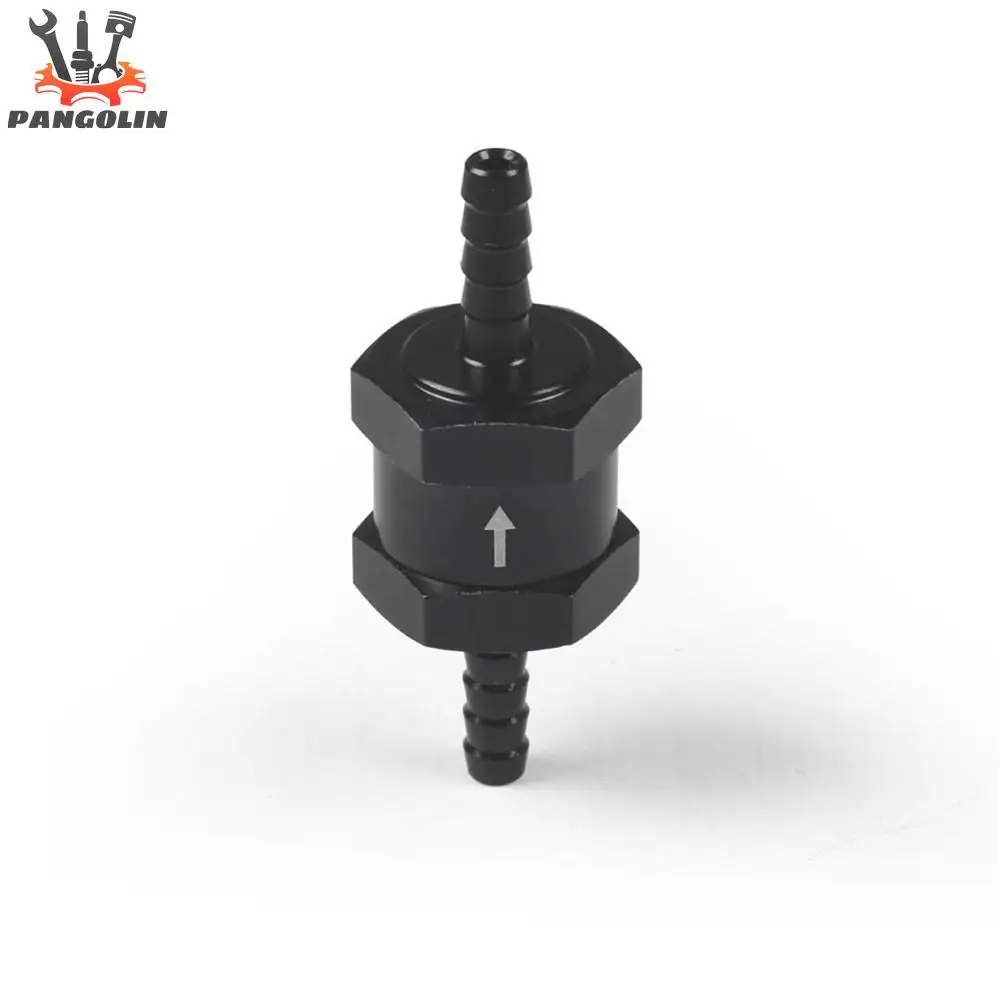 

1pc Automobile Refitted Aluminum Fuel Pipeline Check Aalve (one-way), Applicable to Gasoline and Diesel (6mm)