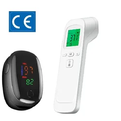 Non-contact Laser Body Temperature Ear Thermometer Oximeter Infrared Fever Thermometer Medical Household Digital Infant Adult