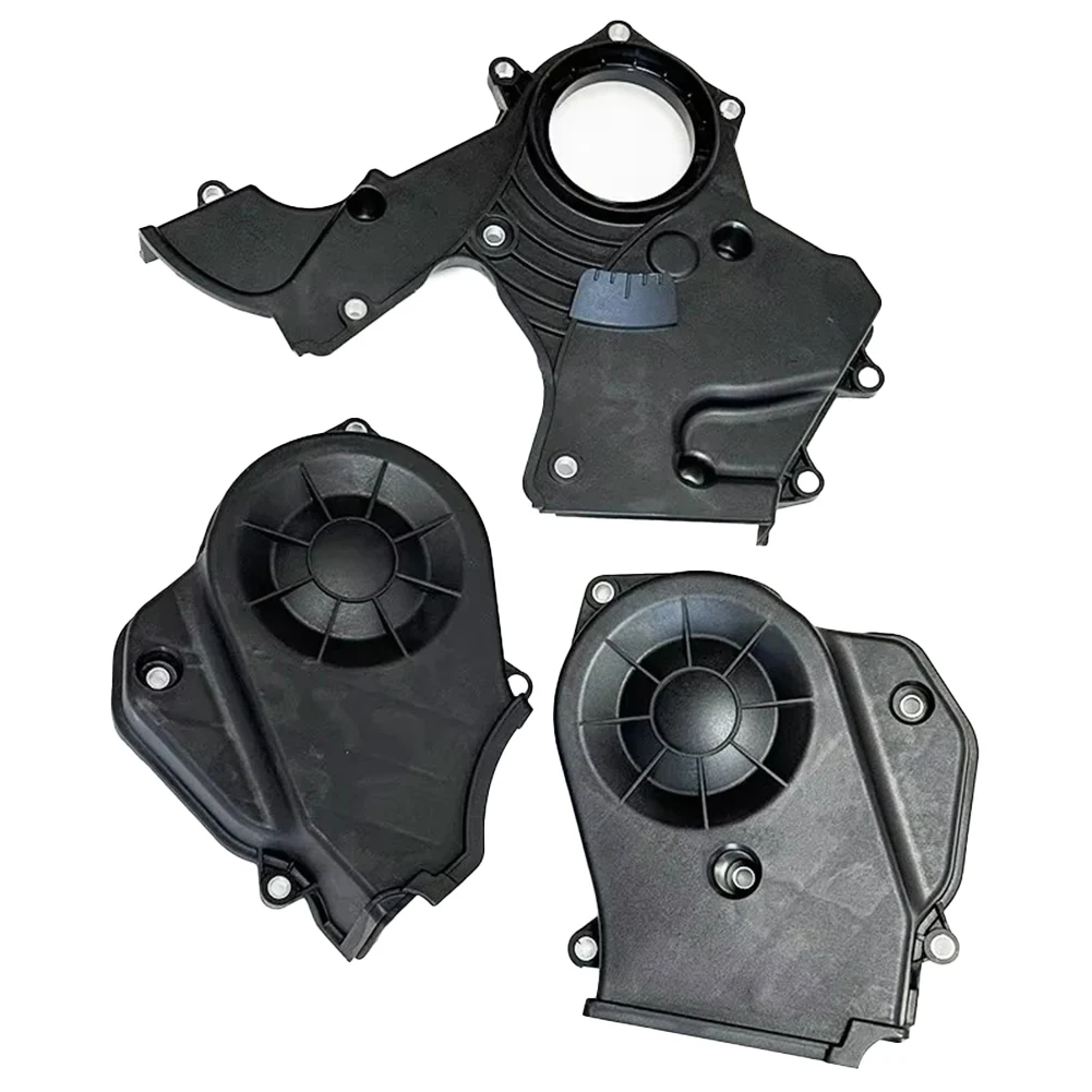 Timing Cover For Santa Fe Timing Cover Set Camshaft Housing Black Timing Cover Set Wear-resistant Non-deformation