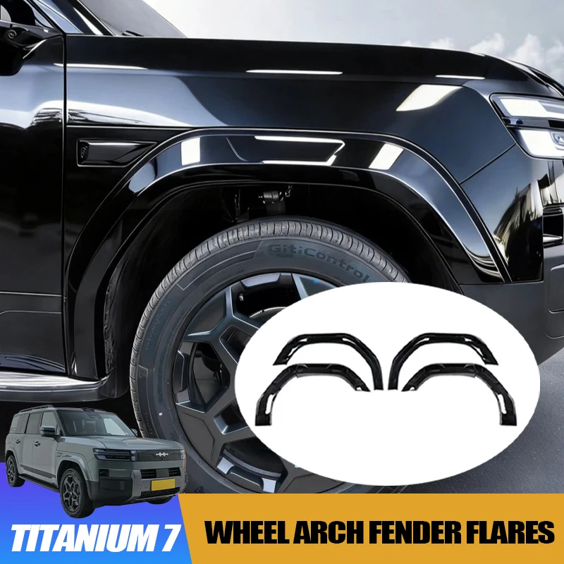 

Расширители колесных арок (фендеры) для BYD Leopard 7 Titanium 7, накладки на колесные арки, установка без сверления, аксессуар для внешнего тюнинга