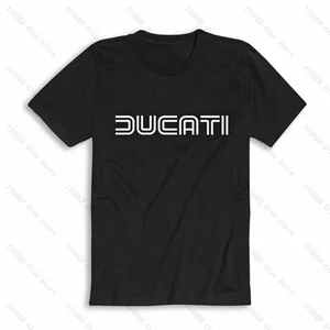 Neue Motorrad -Lokomotive modifiziertes Lauf Ducati reines Baumwoll -T -Shirt außerhalb der Straße und kurzer Ärmel von Männern Frauen 9 Hauptverkaufs Ducati -Kleidung - №5