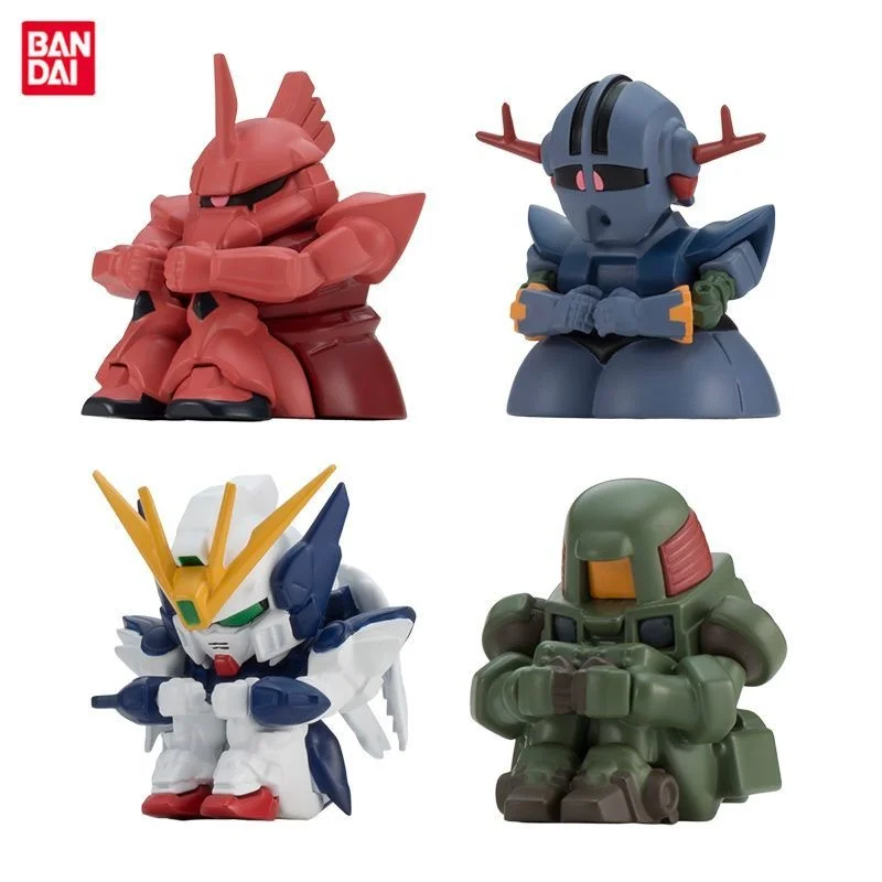 

New In Stock Bandai Original Gashapon Toys Gundann Waiting Styling 04 Desktop Ornament Capsule Toys Cartoon Anime Figure Gifts