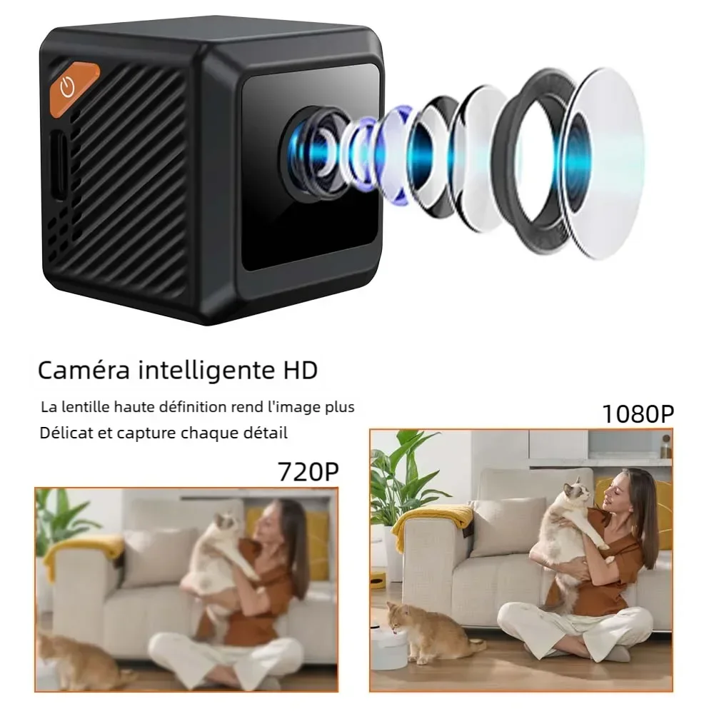 Compact Multi - Functional Camera with Motion Detection, Infrared Night Vision, Magnetic Mount and WiFi Connectivity