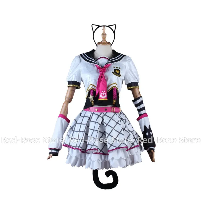 Lovelive مدرسة المعبود Tennoji رينا تأثيري كرنفال حلي هالوين عيد الميلاد زي شعر مستعار