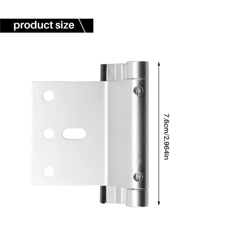 A42Z-2Pack 알루미늄 합금 U 도어 보강 잠금 보안 도어 잠금 홈 증거 도어 스톱퍼 실버