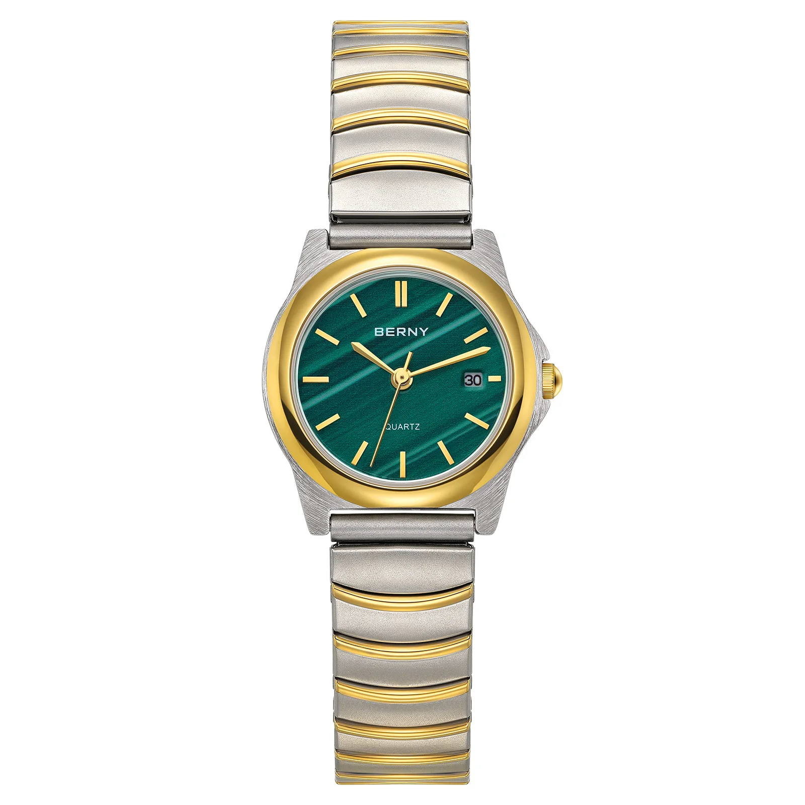 

BERNY Ladies Watch Fashion Minimalist Quartz Watch 3ATM Waterproof Brass Spring Buckle Quartz Wristwatch Clock Gift