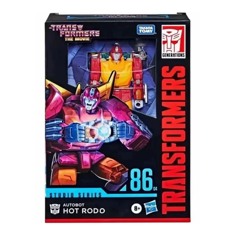 Hasbro Transformers The Movie Studio Series SS86-04 Hot Road 18Cm Voyager Class Anime Original Action Figure Model Toy Gift