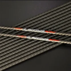 ACCMOS ID6.2mm 3K Carbon Arrow Tubes 33inch Spine 200-500 for Archery DIY Hunting Shooting 6—24pcs
