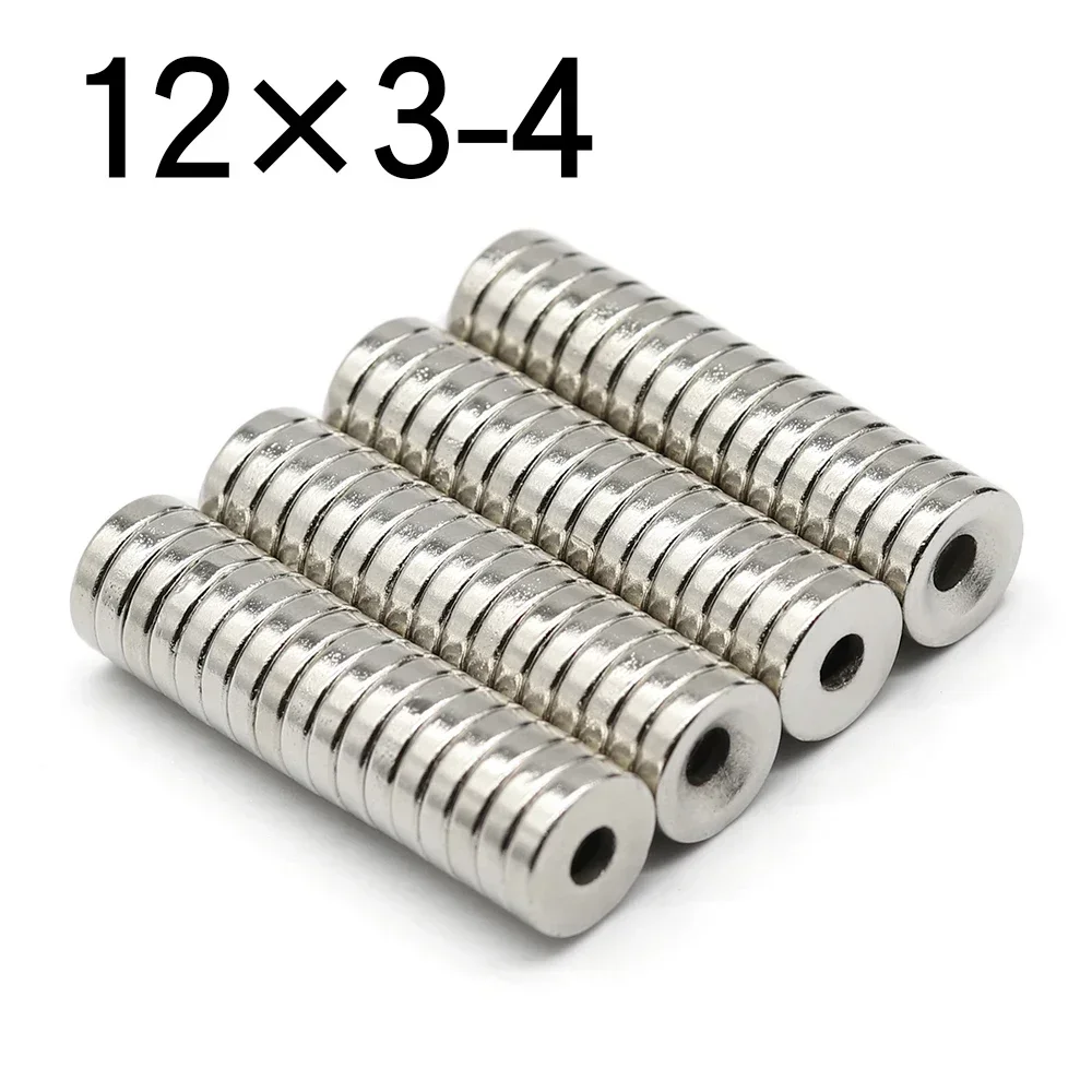 N35 14x3-3 14x4-4 14x5-5 12x3-4 12x4-4 12x5-4 Neodymium Magnet Super Powerful Round Countersink With Hole Disc Magnetic Hole4