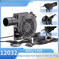 120 mm x 32 mm BBQ blower AC 110 V 220 V centrifuge cooling fan variable speed controller Camping stove cooking BBQ fan