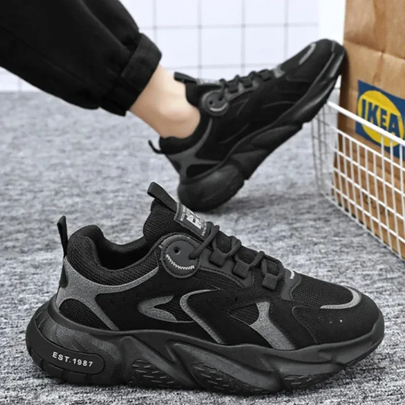 

Fashion Men Shoes Breathable Sneakers Mesh Platform Casual Shoes Spring New Tennis Shoe Non Slip Outdoor Men Running Shoes Tenis
