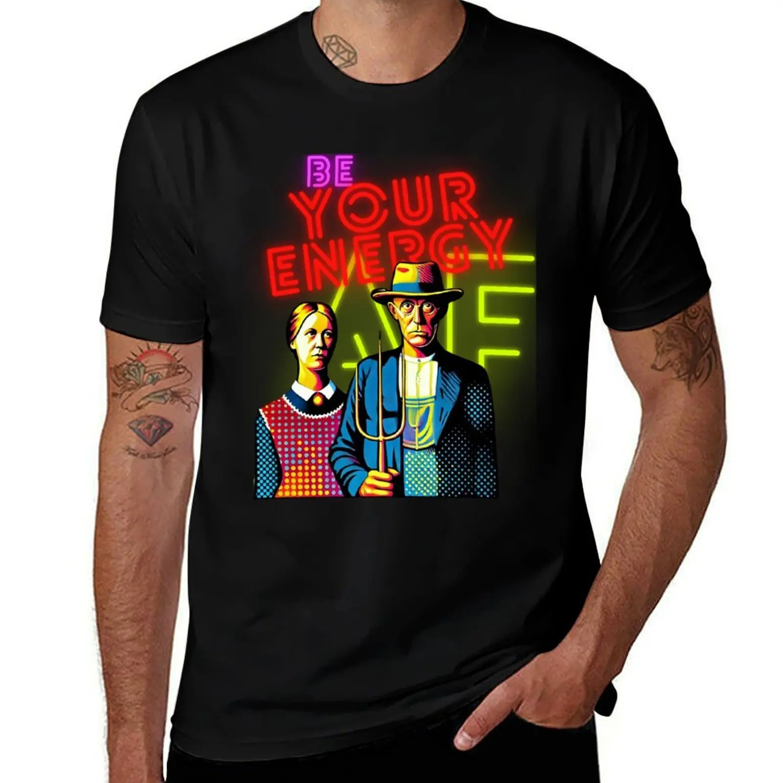 

BeYourEnergyAF T-Shirt anime clothes graphic t shirt vintage luxury t-shirt anime shirt black t-shirts for men