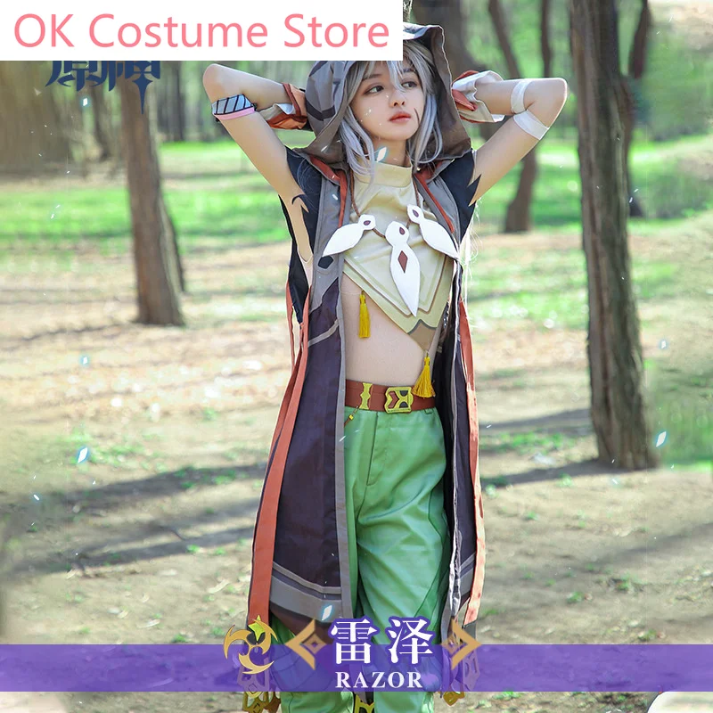 HoYoverse Game Animation Genshin Impact Razor Character Full Set Of Cosplay Two-dimensional Game Clothing Suit Christmas Gifts