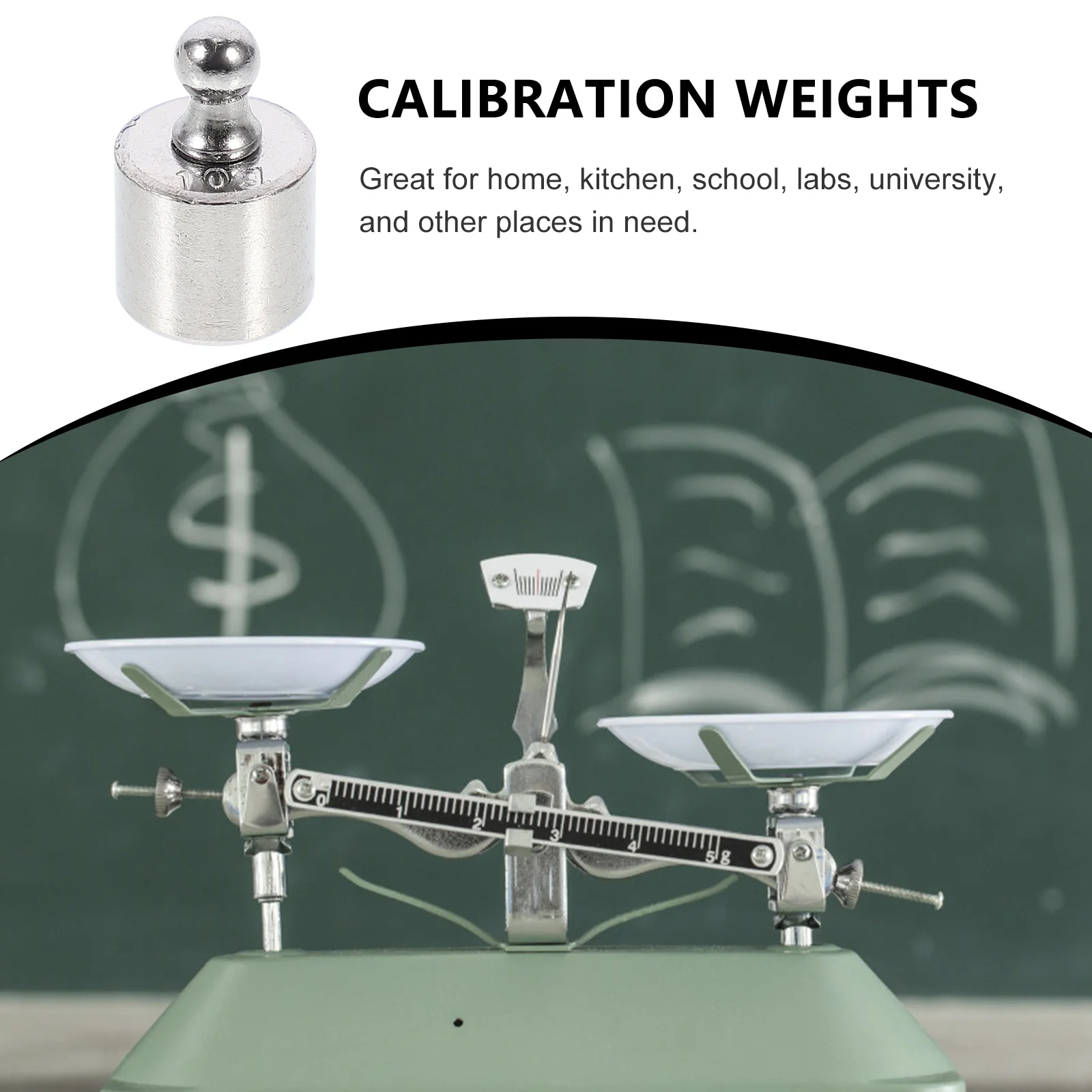 

Experiment Calibration Weights Split Digital Scale Small Number Silver Steel Standard