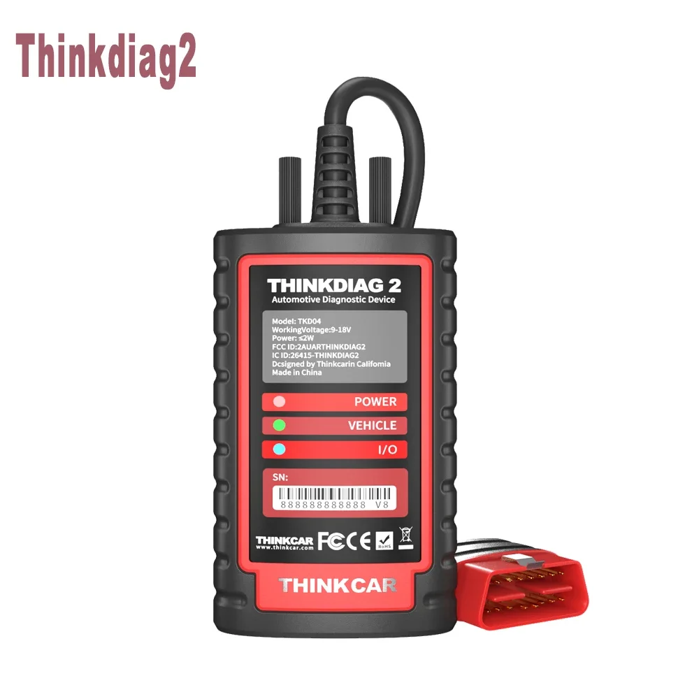 2023 New Arrivals Thinkcar ThinkDiag 2 Scanner ELM327 New Easydiag Car Obdii Code Reader OBD2 Auto Diagnostic Tools