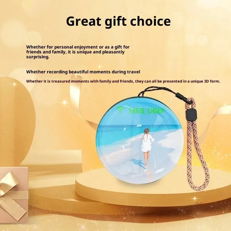 

Spherical Pixel Art Ball - 4GB Video/Music Player, 360° Display & Sound, Custom Photos/Video, Christmas Birthday Gift