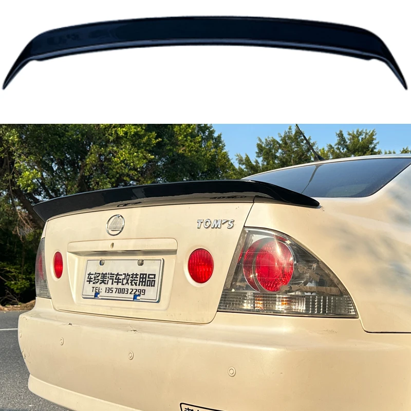 For1998-2002 Lexus IS200 Altezza FRP Carbon Fiber Highquality Rear Spoiler Trunk Lid R Style