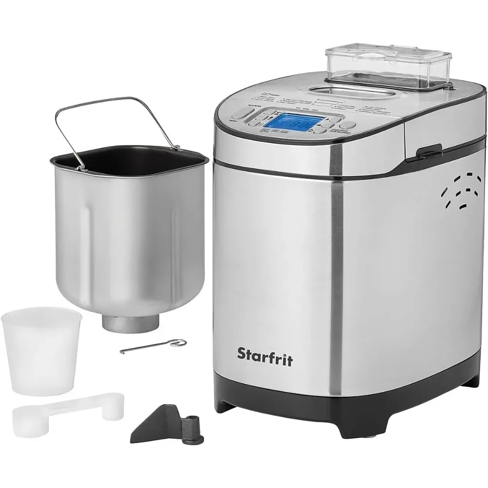 Bread Maker,Hand Wash Only, 13 in-1, Easy To Use,  Electric Bread Maker Other Kitchen Appliances, Normal, Silver