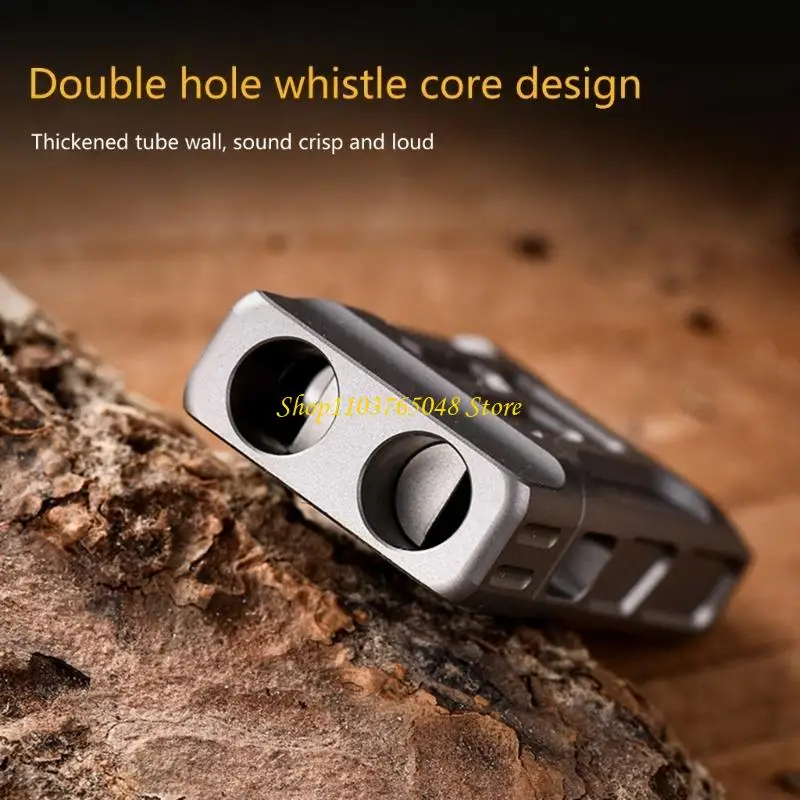 

R53E Мини-свисток безопасности Аварийный свисток Брелки Открытый походы Кемпинг Свисток