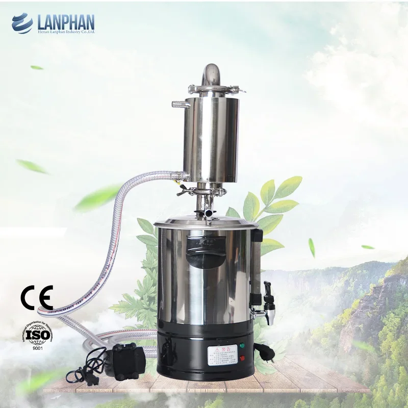 newest home lab use steam distillation extraction essential oil extractor machine kit for extracting essential oil distiller