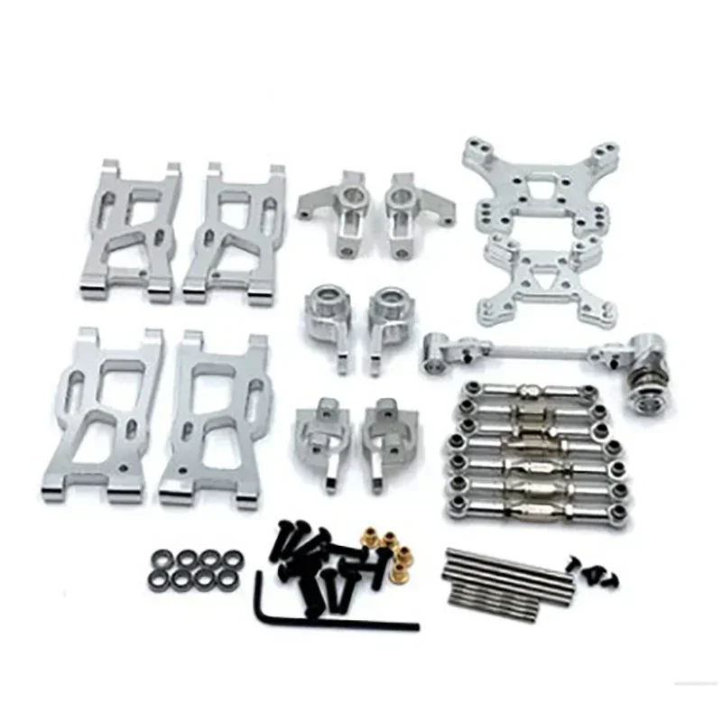 WLtoys 124019 124018 144001   RC auto-onderdelen upgrade Metal Kit aandrijfas trekstang zwenkarm stuurbeker C stoeluitrusting etc.