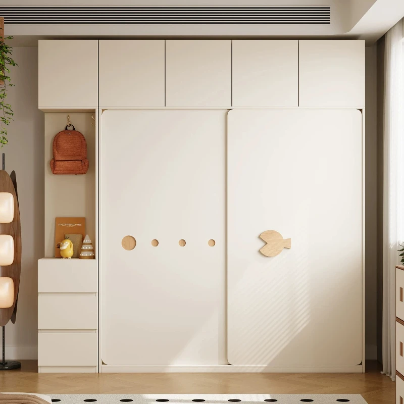 Rail Cute Wardrobes Bookcase Clothes Sliding Organization Wardrobes Open Drawer Muebles Para El Hogar Bedroom Furniture