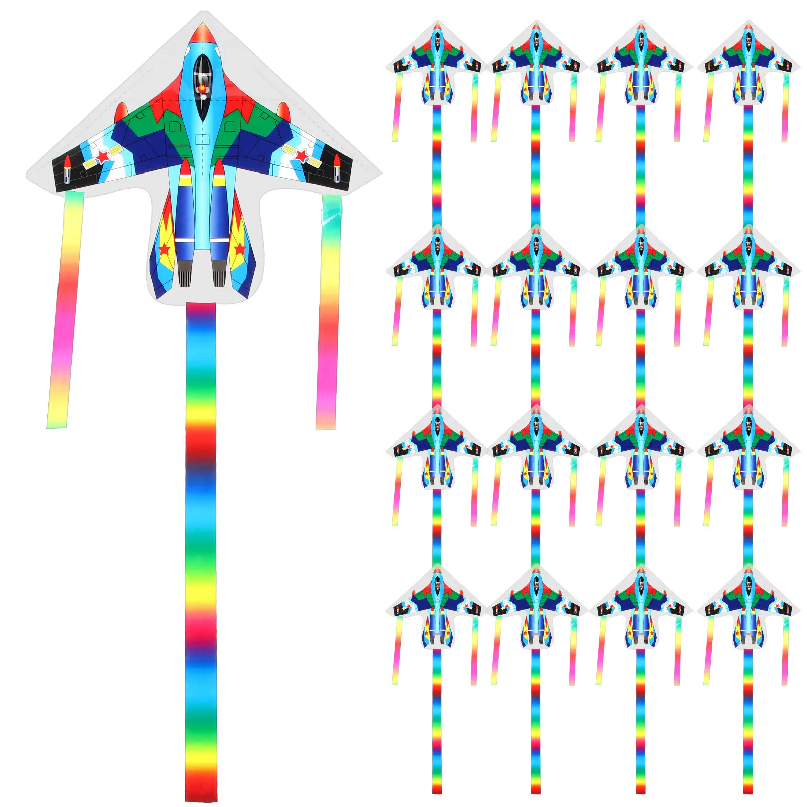 

Набор из 20 уличных воздушных змеев с ручкой-удочкой: легко запускаются, прочные и гибкие, для детей и взрослых, для пляжа, парка, отдыха