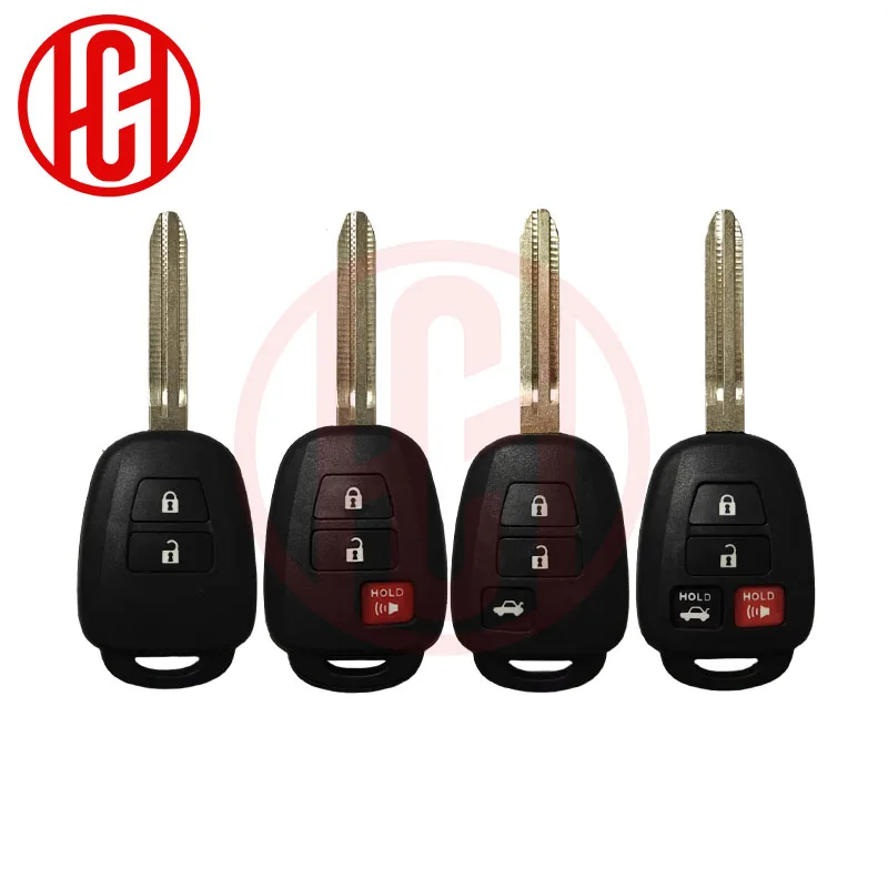 

Car Key Shell 2/3/4 Buttons Replacement Remote Car Key Shell Case Fob For Toyota CAMRY Corolla RAV4 Prius TOY43 Blade