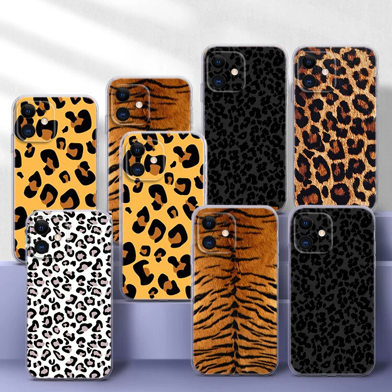 66Q Leopard pattern Soft Case for LG G3 G8 K10 Pro K10A K11 Plus K22 K30 K40 K40S K41S K50 K50S K51 K51S K52 K62 K42